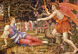 爱与少女 Love and the Maiden (1877; United Kingdom                     )，约翰·拉达姆·斯宾塞·斯坦霍普