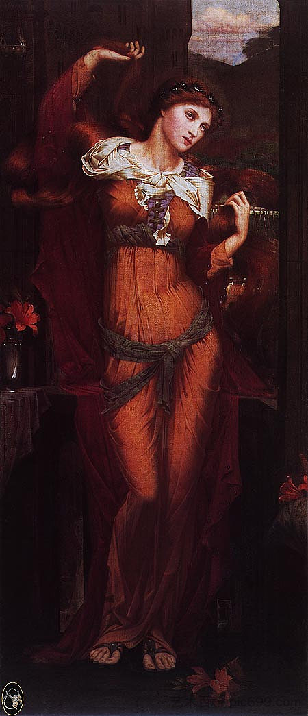摩根·勒费 Morgan Le Fay (c.1880),约翰·拉达姆·斯宾塞·斯坦霍普