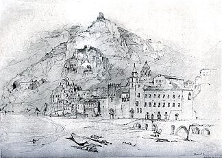 阿马尔菲海岸 Amalfi (1841)，约翰·罗斯金
