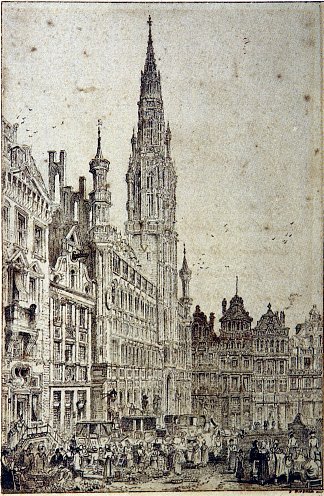 布鲁塞尔城市酒店 Hotel de Ville Brussels (1833)，约翰·罗斯金