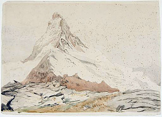 马特宏峰 Matterhorn (1849)，约翰·罗斯金