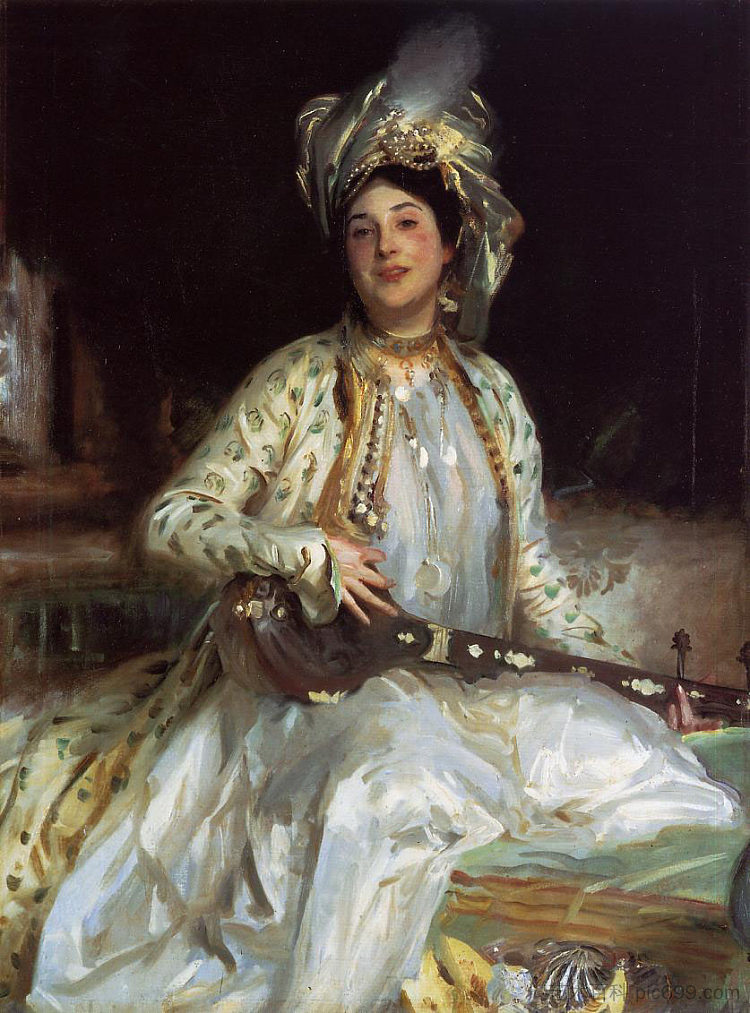 阿尔米娜，阿舍尔·韦特海默的女儿 Almina, Daughter of Asher Wertheimer (1908)，约翰·辛格·萨金特