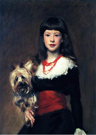 比阿特丽斯·汤森德 Beatrice Townsend (c.1882)，约翰·辛格·萨金特