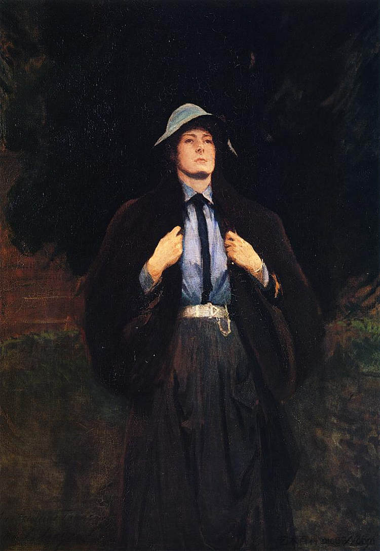 克莱门蒂娜·奥斯特拉瑟·汤普森 Clementina Austruther Thompson (1889),约翰·辛格·萨金特