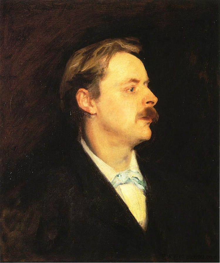 埃德蒙·高斯 Edmond Gosse (1886),约翰·辛格·萨金特