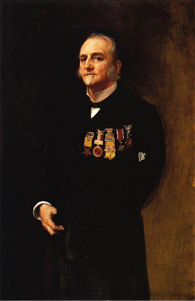 卢修斯·费尔柴尔德将军 General Lucius Fairchild (1887)，约翰·辛格·萨金特