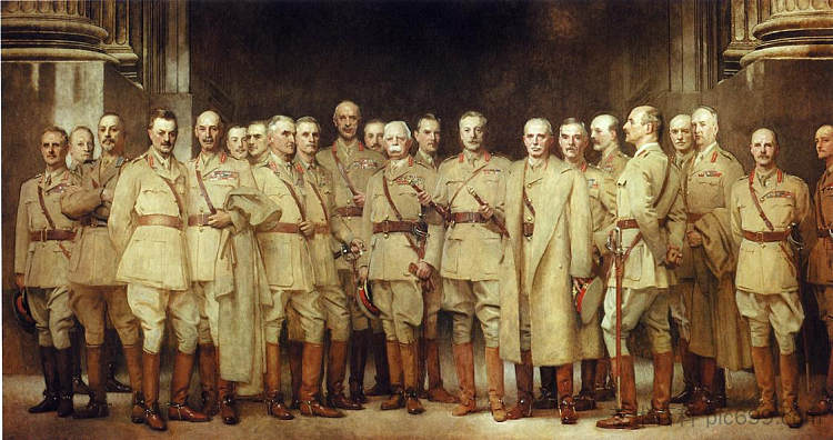 第一次世界大战的将军 General Officers of World War I (1920 - 1922),约翰·辛格·萨金特