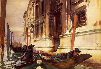 贡多利尔的午睡 Gondolier’s Siesta (1905)，约翰·辛格·萨金特