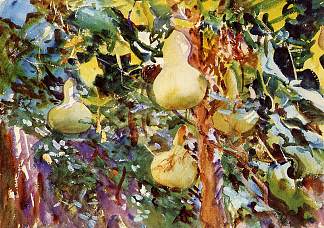 葫芦 Gourds (c.1905)，约翰·辛格·萨金特