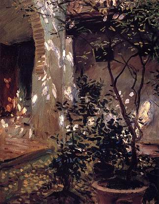 格拉纳达。太阳黑子 Granada. Sunspots (1912)，约翰·辛格·萨金特