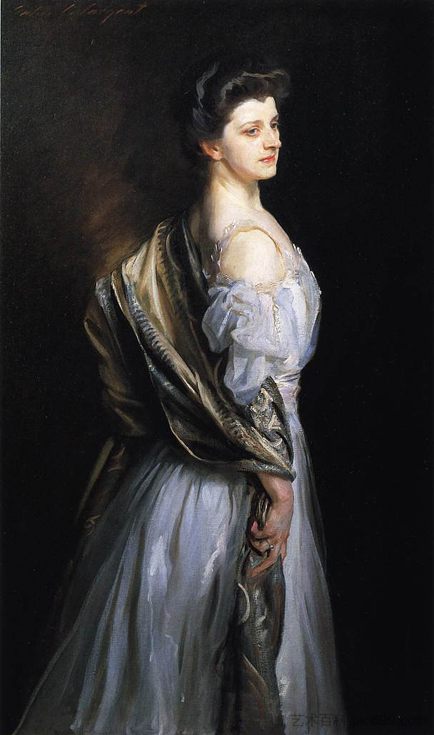 海伦·布莱斯 Helen Brice (1907)，约翰·辛格·萨金特