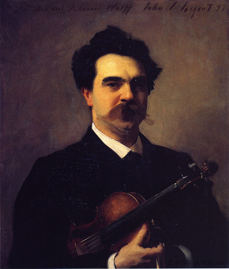 约翰内斯·沃尔夫 Johannes Wolff (c.1897)，约翰·辛格·萨金特