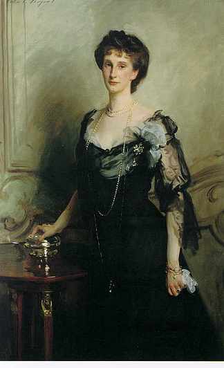 伊芙琳·卡文迪什夫人 Lady Evelyn Cavendish (1902)，约翰·辛格·萨金特