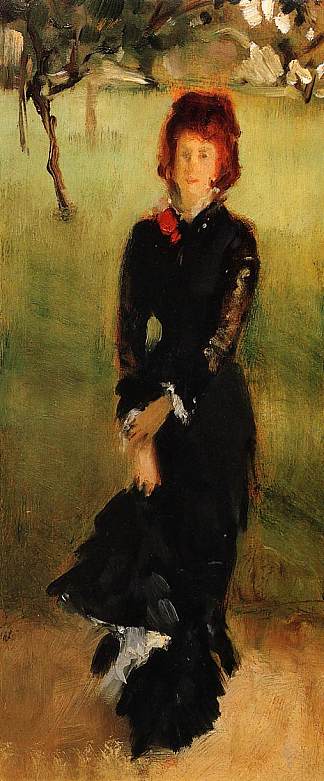 爱德华·佩勒隆夫人（研究） Madame Edouard Pailleron (study) (1879)，约翰·辛格·萨金特