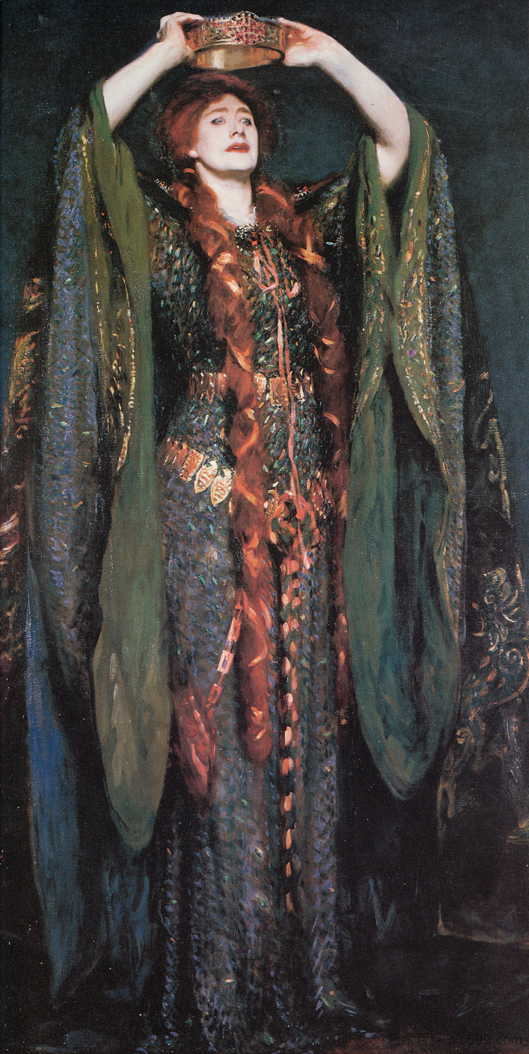 Ellen Terry 飾演 Lady Macbeth Ellen Terry as Lady Macbeth (1889),约翰·辛格·萨金特