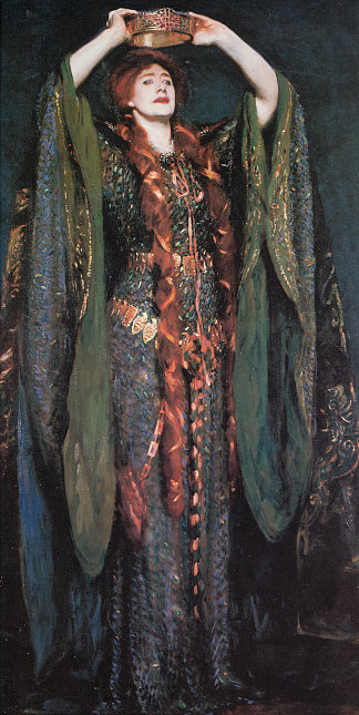 Ellen Terry 飾演 Lady Macbeth Ellen Terry as Lady Macbeth (1889)，约翰·辛格·萨金特