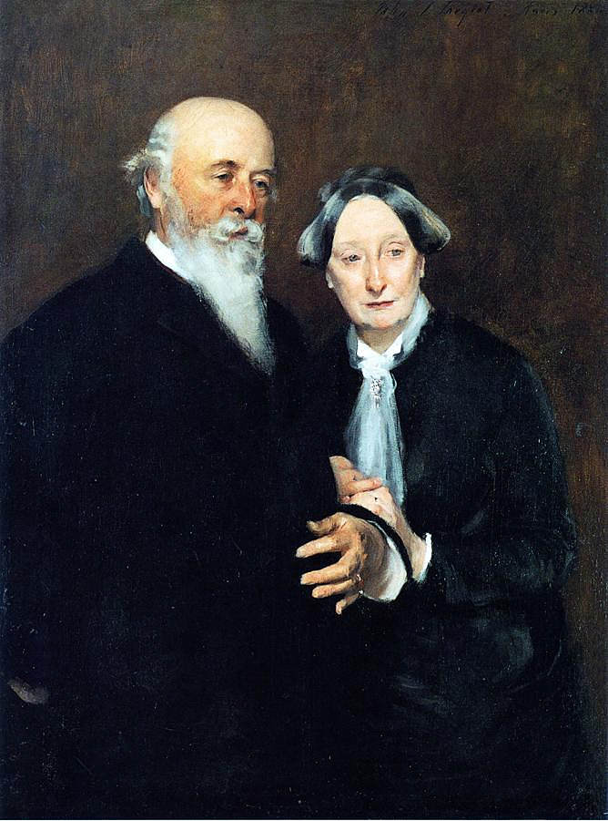 约翰·菲尔德夫妇 Mr. and Mrs. John W. Field (1882)，约翰·辛格·萨金特