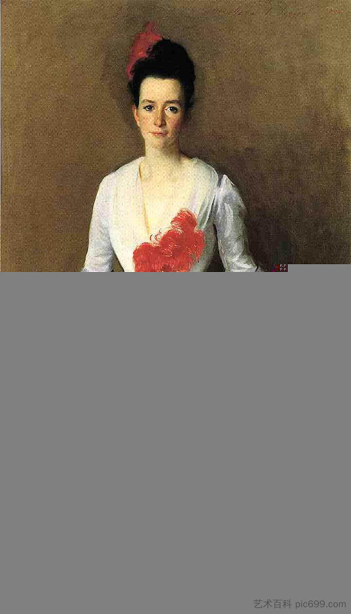 阿奇博尔德·道格拉斯·迪克夫人(nee Isabelle Parrott) Mrs. Archibald Douglas Dick (nee Isabelle Parrott) (1886),约翰·辛格·萨金特