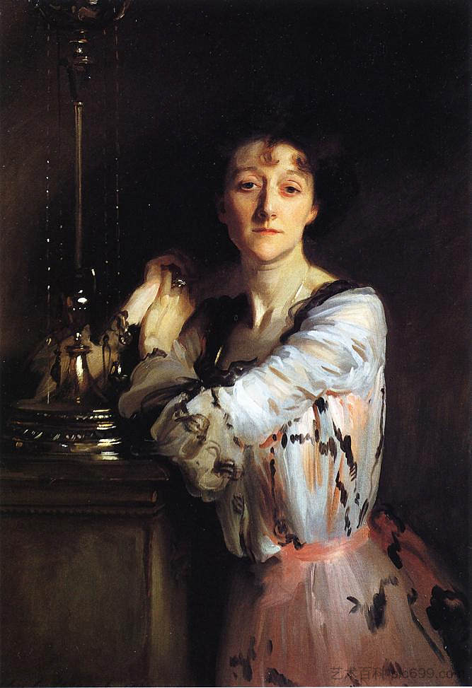 查尔斯·罗素夫人 Mrs Charles Russell (1900)，约翰·辛格·萨金特