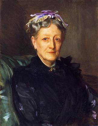 弗雷德里克·米德夫人（玛丽·伊丽莎·斯克里布纳） Mrs. Frederick Mead (Mary Eliza Scribner) (c.1893)，约翰·辛格·萨金特