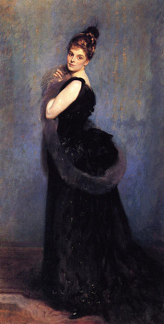 乔治·格里布尔夫人 Mrs. George Gribble (1888)，约翰·辛格·萨金特