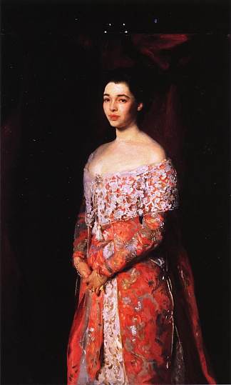 利奥波德·赫希夫人 Mrs. Leopold Hirsch (1902)，约翰·辛格·萨金特