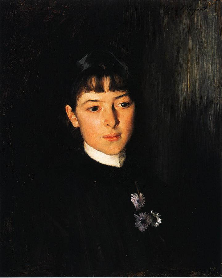 奥利维亚·理查森 Olivia Richardson (c.1883)，约翰·辛格·萨金特