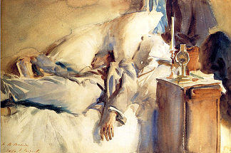彼得·哈里森睡着了 Peter Harrison Asleep (c.1905)，约翰·辛格·萨金特