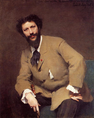 卡罗勒斯-杜兰的肖像 Portrait of Carolus-Duran (1879)，约翰·辛格·萨金特