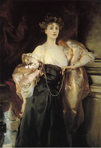 海伦·文森特夫人的肖像，达伯农子爵夫人 Portrait of Lady Helen Vincent, Viscountess D’Abernon (1904)，约翰·辛格·萨金特