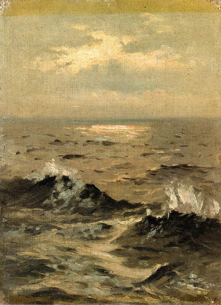 海景 Seascape (1875)，约翰·辛格·萨金特