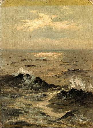 海景 Seascape (1875)，约翰·辛格·萨金特