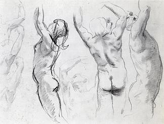 裸体青年研究 Studies of a Nude Youth，约翰·辛格·萨金特