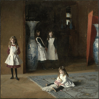 爱德华·达利·博伊特的女儿 The Daughters of Edward Darley Boit (1882)，约翰·辛格·萨金特