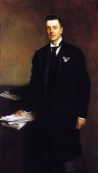 尊敬的约瑟夫·张伯伦阁下 The Right Honourable Joseph Chamberlain (1896)，约翰·辛格·萨金特