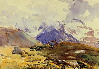 辛普朗酒店 The Simplon (c.1919)，约翰·辛格·萨金特