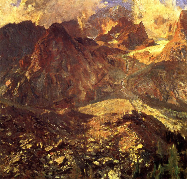 瓦尔达奥斯塔，普尔图德 Val D'Aosta, Purtud (1907)，约翰·辛格·萨金特