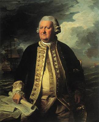 克拉克·盖顿，白海军上将 Clark Gayton, Admiral of the White (1779)，约翰·辛格顿·科普利