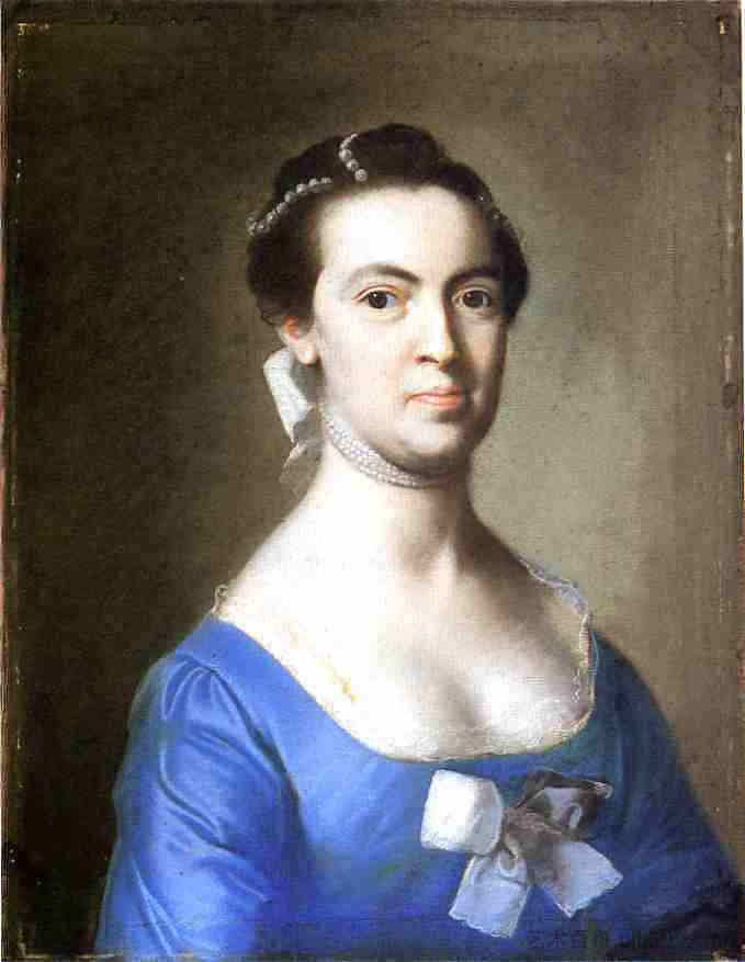 卢克丽霞·哈伯德·托森德 Lucretia Hubbard Towsend (1765),约翰·辛格顿·科普利