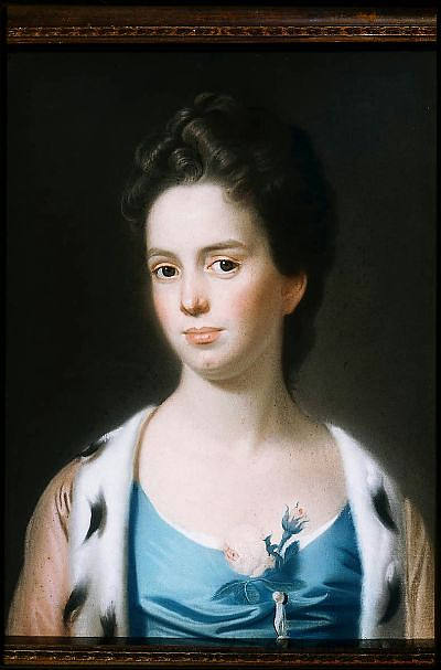 约瑟夫·巴雷尔夫人（汉娜·费奇） Mrs. Joseph Barrell (Hannah Fitch) (c.1771)，约翰·辛格顿·科普利