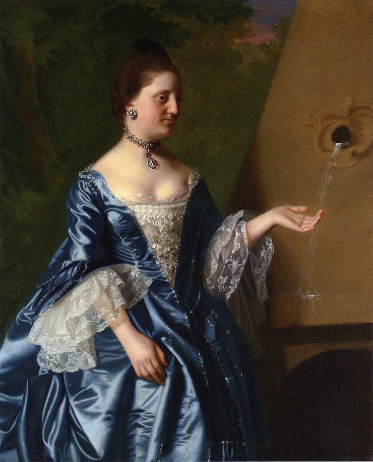 爱丽丝·胡珀夫人 Mrs.Alice Hooper (c.1763)，约翰·辛格顿·科普利