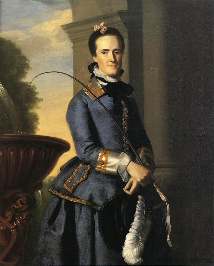 埃佩斯·萨金特夫人 Mrs.Epes Sargent (1764),约翰·辛格顿·科普利