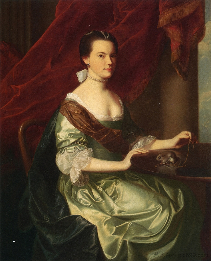 小西奥多·阿特金森夫人 Mrs.Theodore Atkinson Jr (1765),约翰·辛格顿·科普利