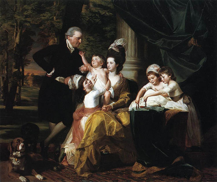 威廉·佩珀雷尔爵士和家人 Sir William Pepperrell and Family (1778),约翰·辛格顿·科普利