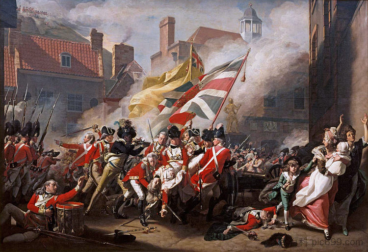 皮尔森少校之死 The Major Peirson's Death (1782 - 1784),约翰·辛格顿·科普利
