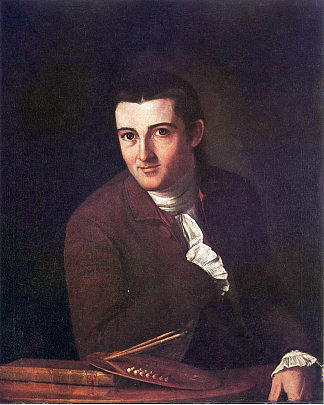 自画像 Self-portrait (1777)，约翰·特朗布尔