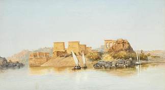 埃及菲莱岛 The Island of Philae, Egypt (1902)，约翰·瓦利二世
