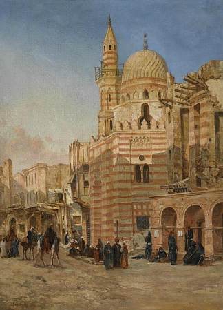 开罗海尔贝克清真寺 The Mosque of Khair Bek, Cairo (1880)，约翰·瓦利二世