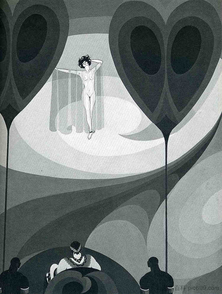 奥斯卡·王尔德《莎乐美》插图 Illustration for Oscar Wilde's 'Salome' (1927; United States  )，约翰瓦索斯