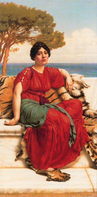 在蓝色爱奥尼亚海 By the Blue Ionian Sea (1916)，约翰·威廉·格维得